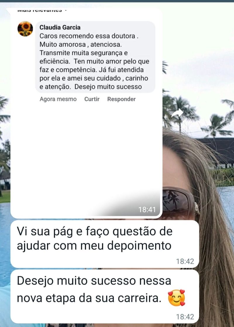 Mensagem de paciente