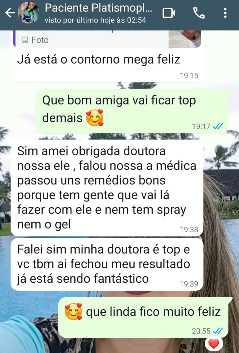 Mensagem de paciente
