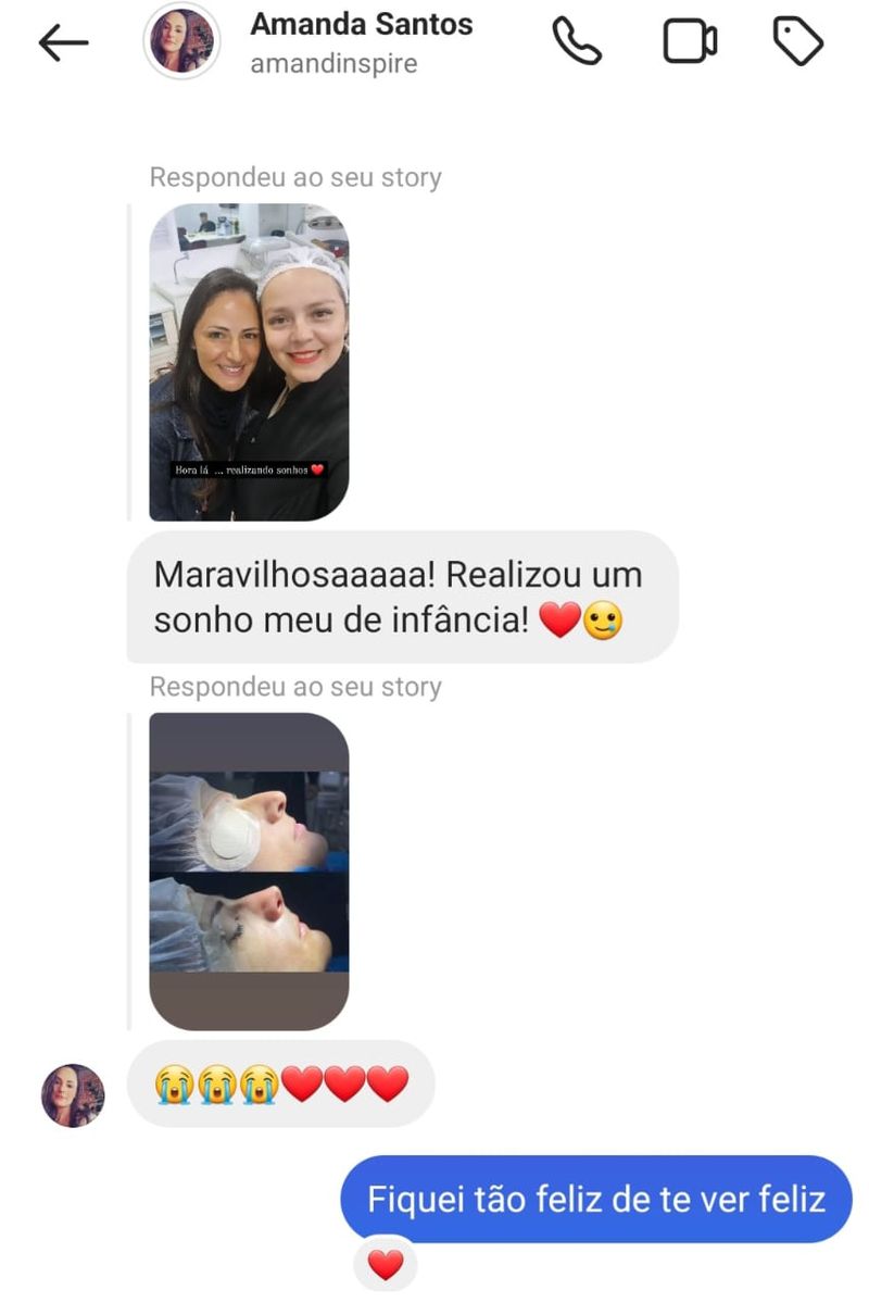 Mensagem de paciente