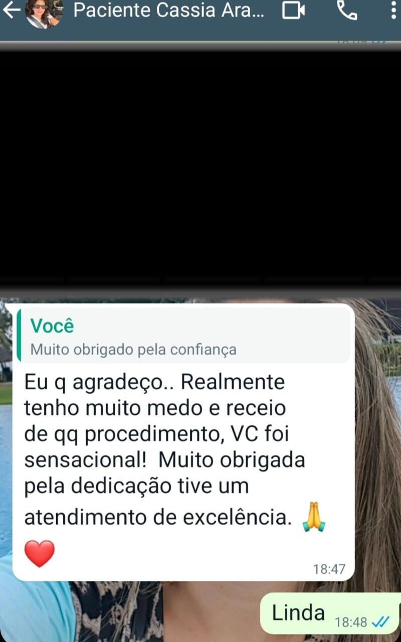 Mensagem de paciente